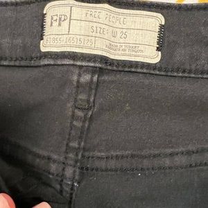 Black Free People Skinny Jeans